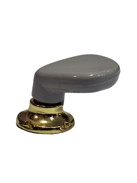 Italienischer Möbelknopf Acm 11424-000-ino1 Gold-Grau Durchmesser 30