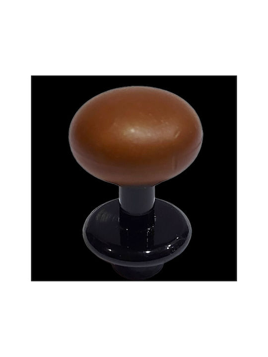 Italian Furniture Knob Eureka 11697-000-acc1 Black Matte Brown D.16