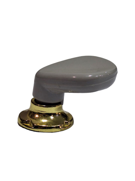Italienischer Möbelknopf Acm 11424-000-ino1 Gold-Grau Durchmesser 30