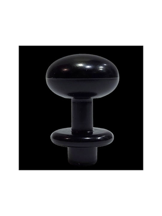 Italian Furniture Knob Eureka 11698-000-acc1 Black Matte D.16