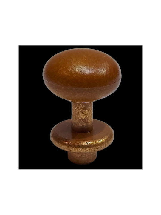 Italian Furniture Knob Eureka 11699-000-acc1 Copper Matte Brown Ø16