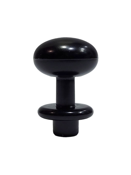 Italian Furniture Knob Eureka 11698-000-acc1 Black Matte D.16