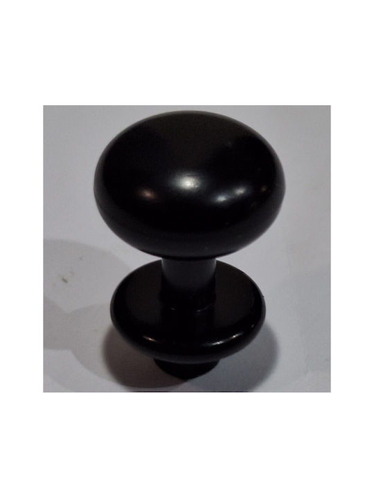Italian Furniture Knob Eureka 11698-000-acc1 Black Matte D.16