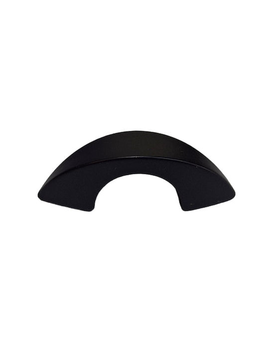 Italian Furniture Handle Eureka 11653-032-ino Black Matte Size 3.2cm