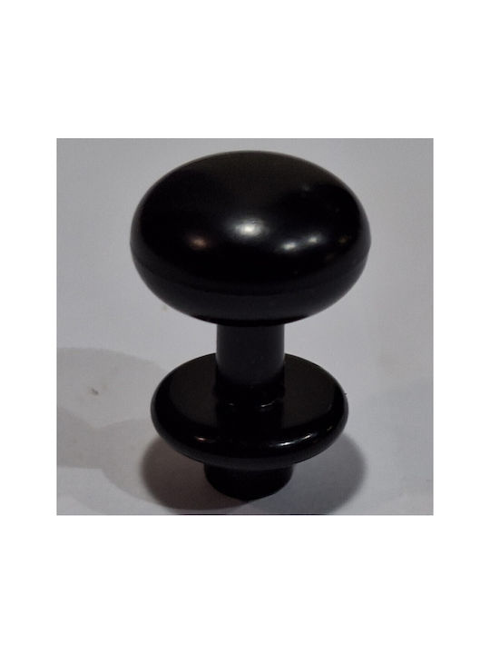 Italian Furniture Knob Eureka 11698-000-acc1 Black Matte D.16