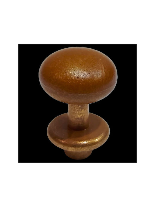 Italian Furniture Knob Eureka 11699-000-acc1 Copper Matte Brown Ø16