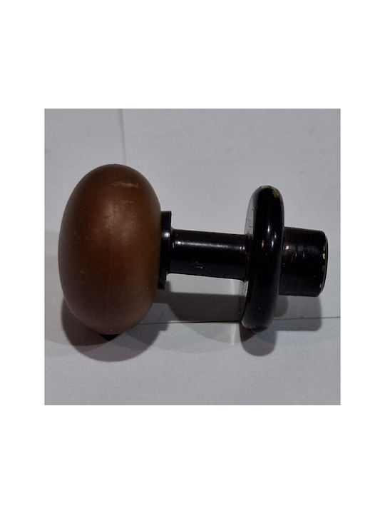 Italian Furniture Knob Eureka 11697-000-acc1 Black Matte Brown D.16