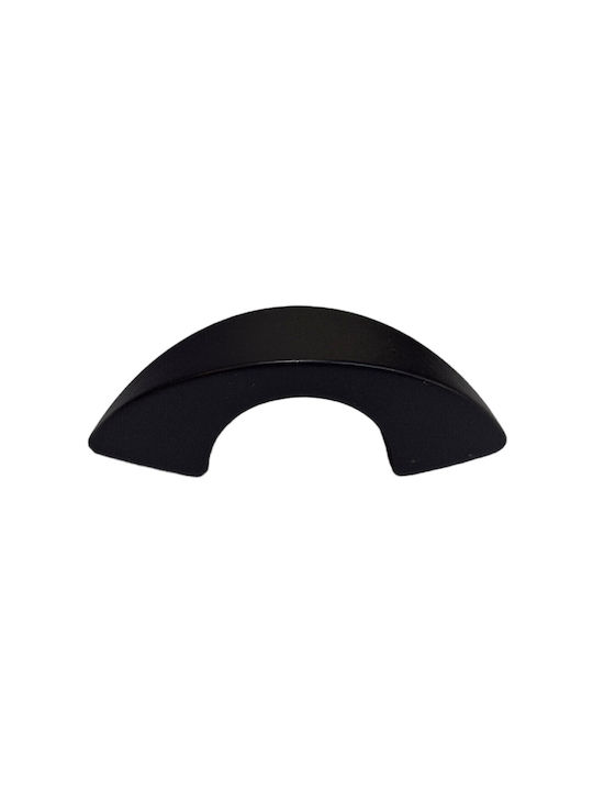 Italian Furniture Handle Eureka 11653-032-ino Black Matte Size 3.2cm