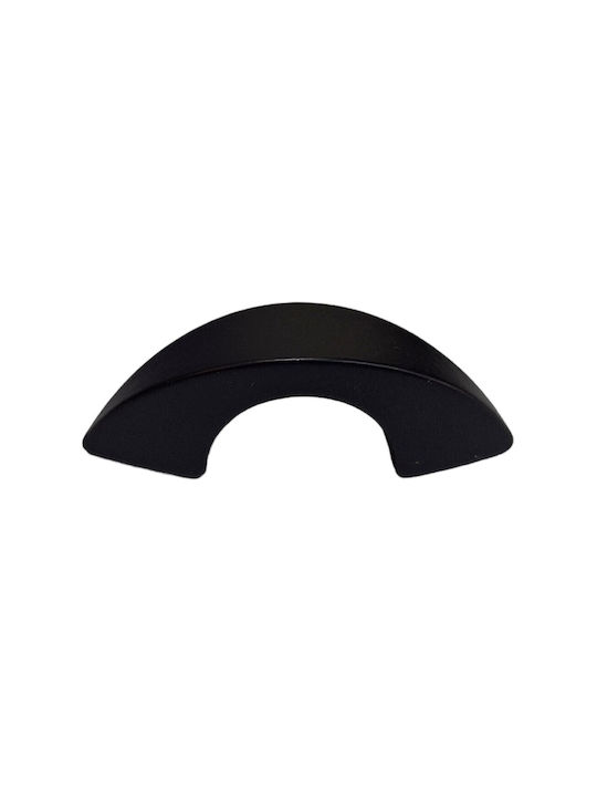 Italian Furniture Handle Eureka 11653-032-ino Black Matte Size 3.2cm