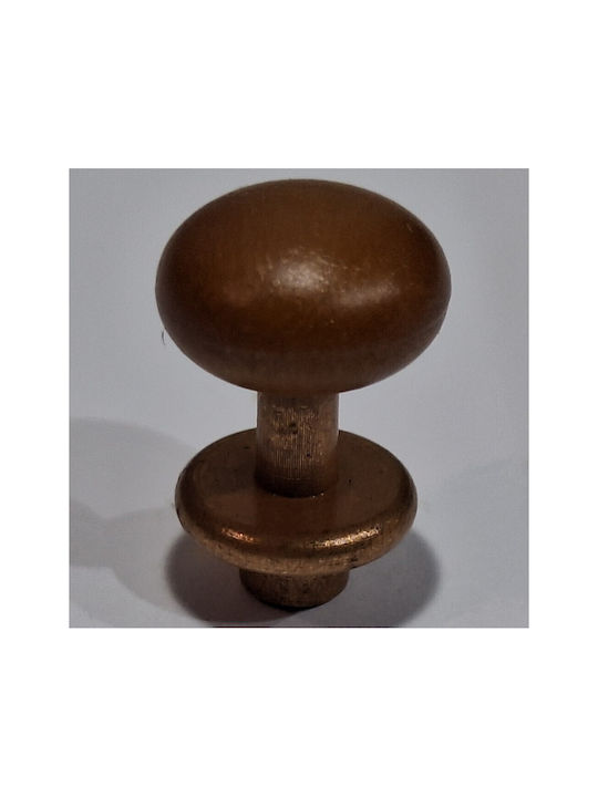 Italian Furniture Knob Eureka 11699-000-acc1 Copper Matte Brown Ø16
