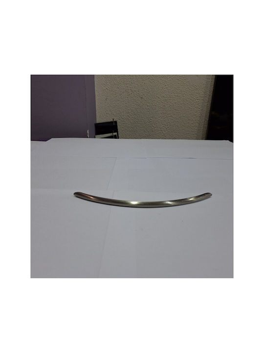 Italian Furniture Handle Eureka 11694-192-ino Nickel Matt Size 19.2cm