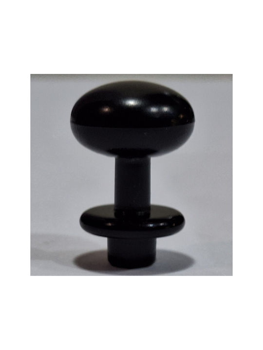Italian Furniture Knob Eureka 11698-000-acc1 Black Matte D.16