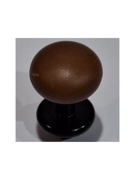 Italian Furniture Knob Eureka 11697-000-acc1 Black Matte Brown D.16