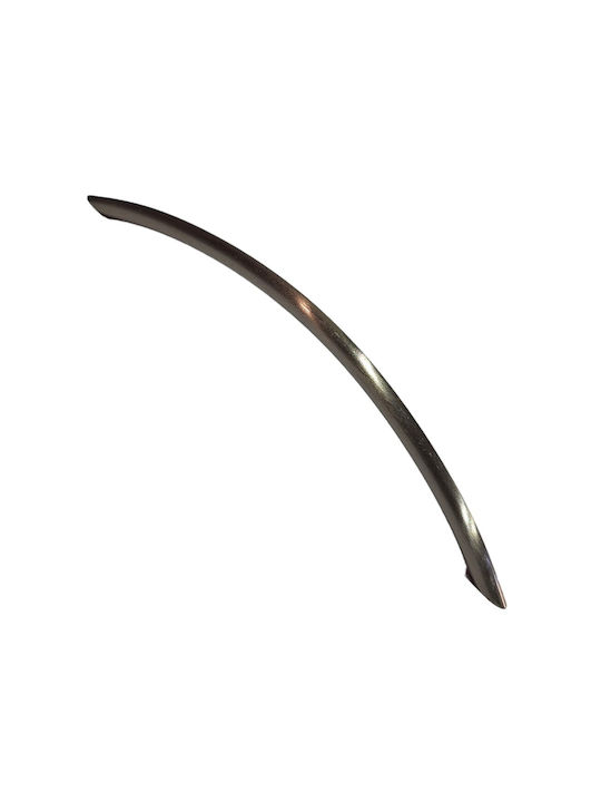 Italian Furniture Handle Eureka 11694-192-ino Nickel Matt Size 19.2cm