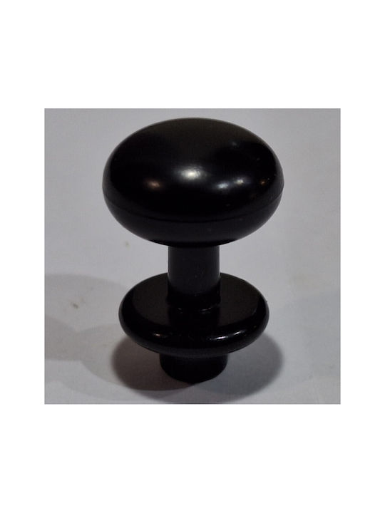 Italian Furniture Knob Eureka 11698-000-acc1 Black Matte D.16