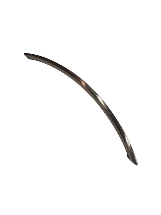 Italian Furniture Handle Eureka 11694-192-ino Nickel Matt Size 19.2cm