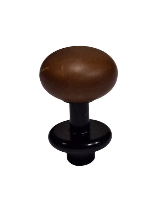 Italian Furniture Knob Eureka 11697-000-acc1 Black Matte Brown D.16
