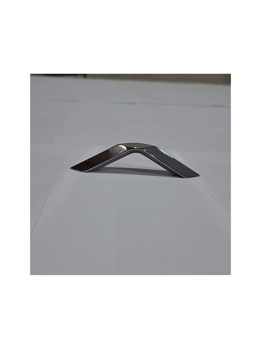 Italian Furniture Handle Eureka 11682-096-roz1 Chrome Glossy Size 9.6cm