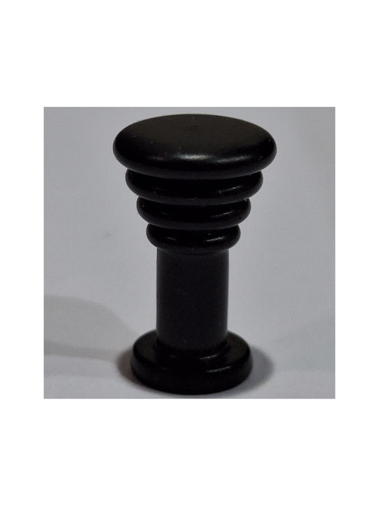 Brass Italian Furniture Knob Eureka 11702-000-14a1 Black Matte D.12