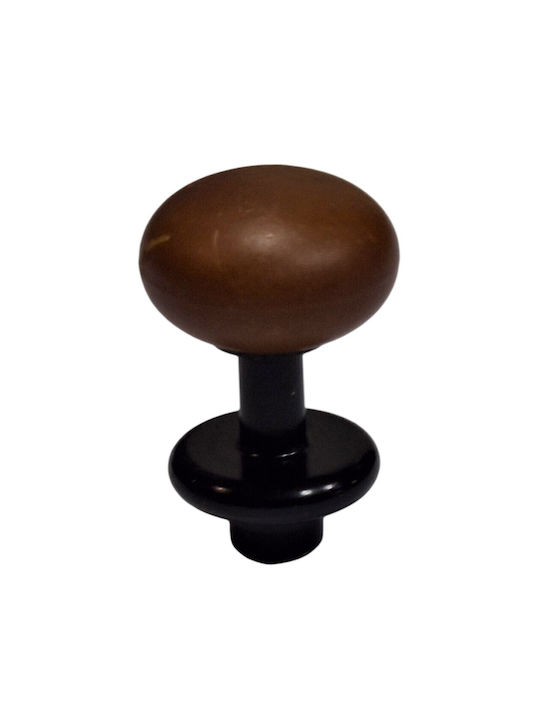 Italian Furniture Knob Eureka 11697-000-acc1 Black Matte Brown D.16