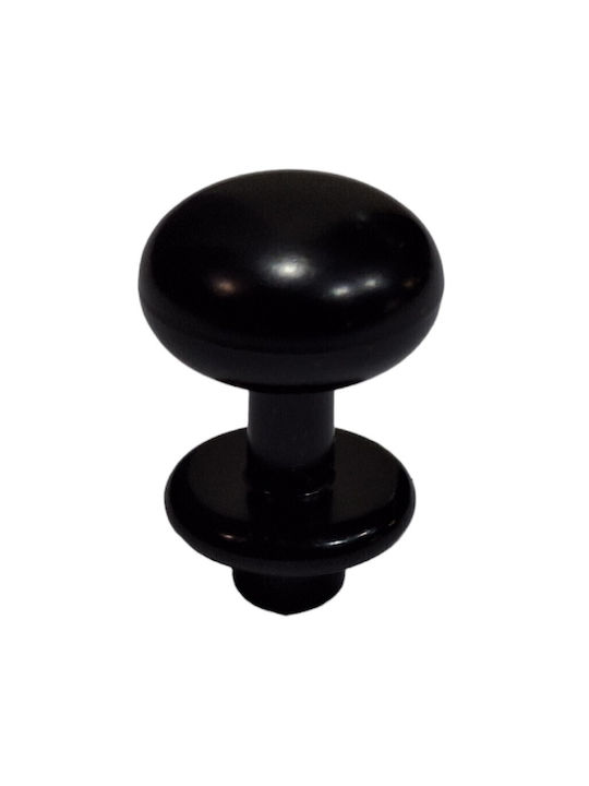 Italian Furniture Knob Eureka 11698-000-acc1 Black Matte D.16