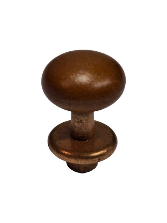 Italian Furniture Knob Eureka 11699-000-acc1 Copper Matte Brown Ø16