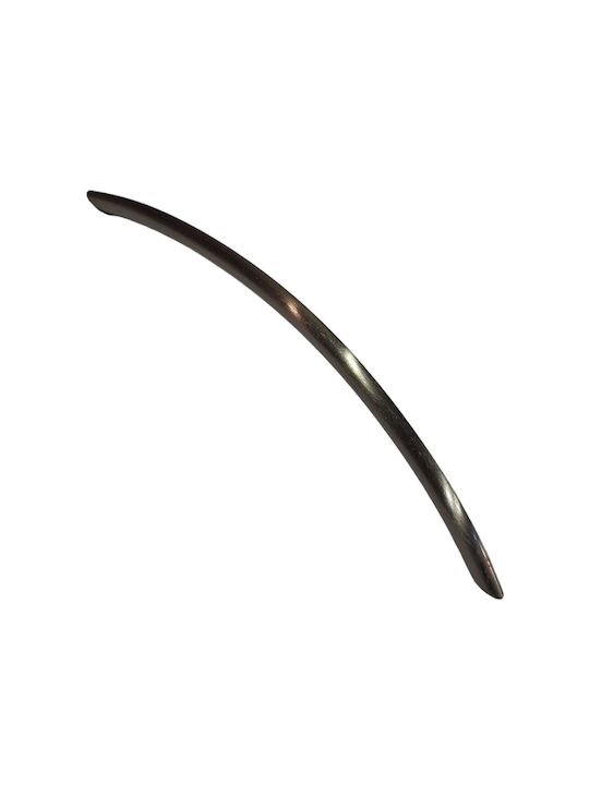 Italian Furniture Handle Eureka 11694-192-ino Nickel Matt Size 19.2cm