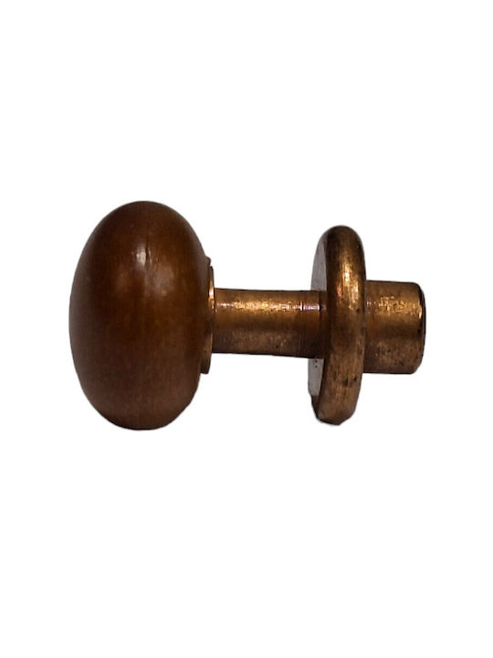 Italian Furniture Knob Eureka 11699-000-acc1 Copper Matte Brown Ø16