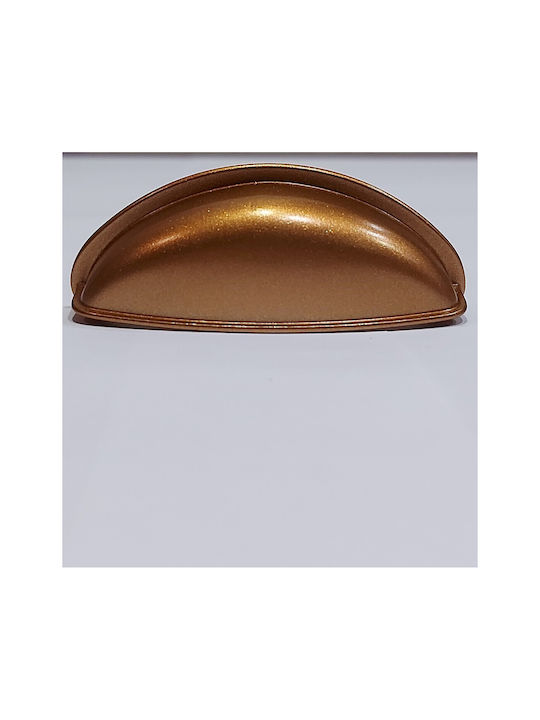 Italian Furniture Flush Handle Eureka 11725-064-brz1 Copper Dimension 6.4cm