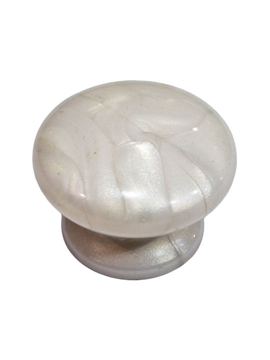 Italian Furniture Knob Eureka 11552-000-mab1 Plastic Dimensions D.29