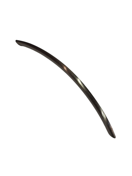Italian Furniture Handle Eureka 11694-192-ino Nickel Matt Size 19.2cm