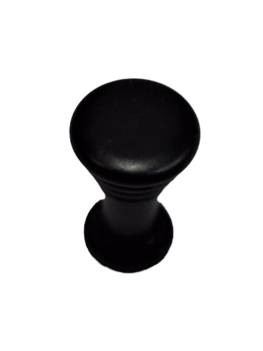 Brass Italian Furniture Knob Eureka 11702-000-14a1 Black Matte D.12