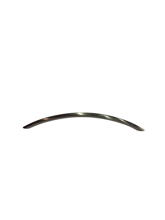 Italian Furniture Handle Eureka 11694-192-ino Nickel Matt Size 19.2cm