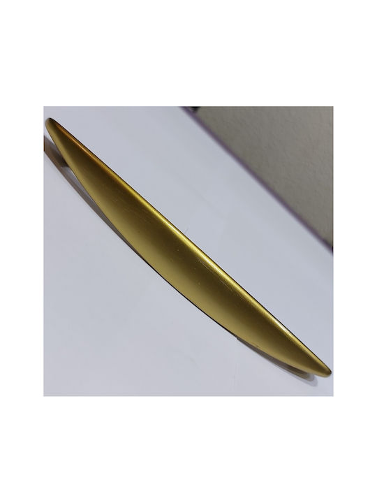 Italian Furniture Handle Eureka 11728-160-brz1 Gold Matte Size 16.0cm