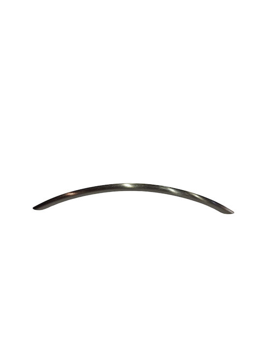Italian Furniture Handle Eureka 11694-192-ino Nickel Matt Size 19.2cm