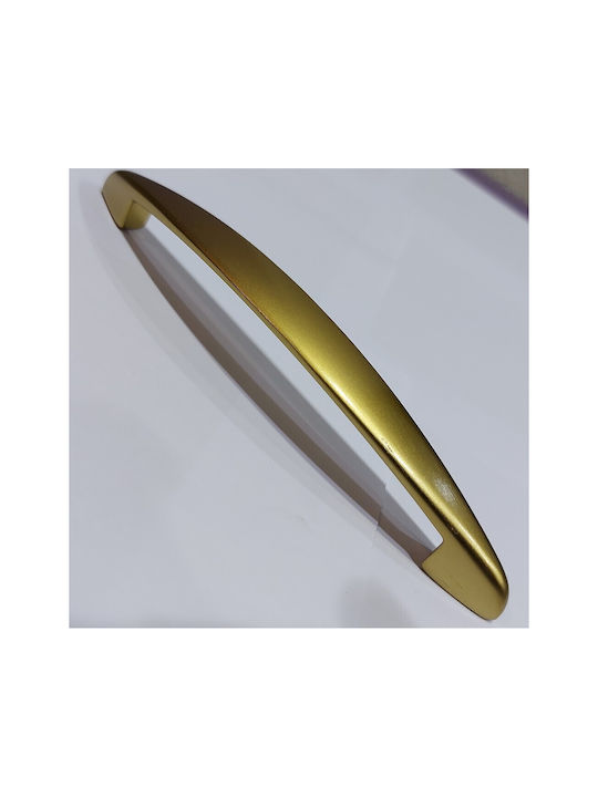 Italian Furniture Handle Eureka 11728-160-brz1 Gold Matte Size 16.0cm