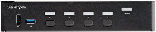StarTech 4 Port KVM & Data Switch SV431HU34K6