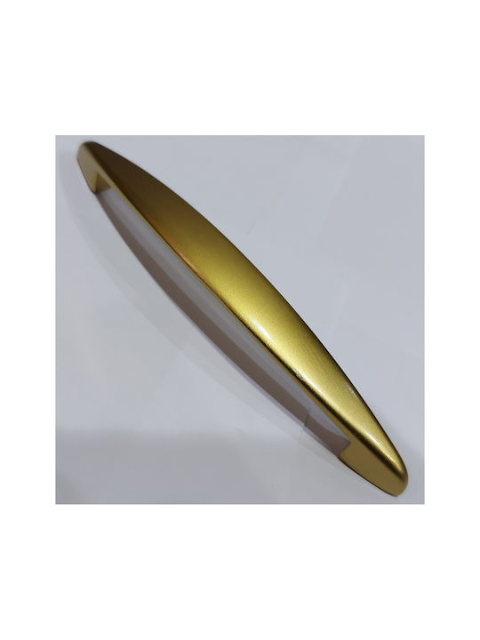 Italian Furniture Handle Eureka 11728-160-brz1 Gold Matte Size 16.0cm