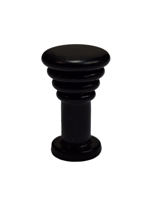Brass Italian Furniture Knob Eureka 11702-000-14a1 Black Matte D.12