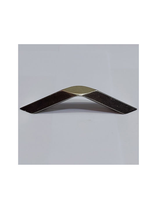 Italian Furniture Handle Eureka 11726-064-roz1 Nickel Matte Size 6.4cm