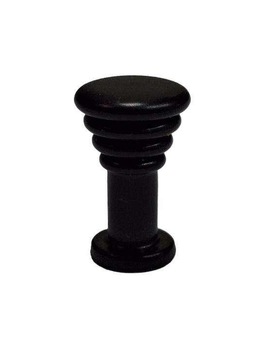 Brass Italian Furniture Knob Eureka 11702-000-14a1 Black Matte D.12
