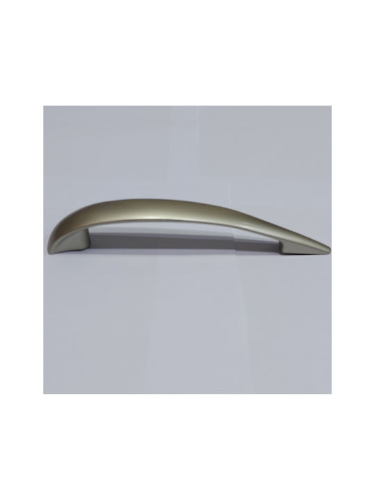Italian Furniture Handle Eureka 11729-128-por Plastic Nickel Matt Size 12.8cm