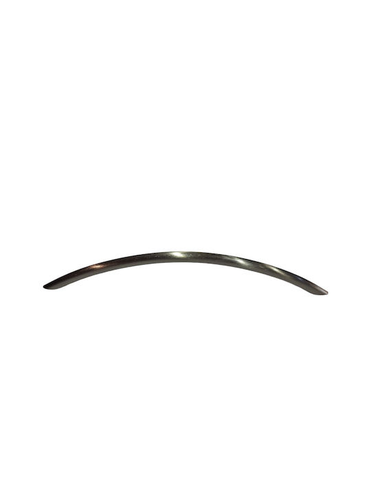 Italian Furniture Handle Eureka 11694-192-ino Nickel Matt Size 19.2cm