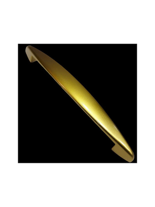 Italian Furniture Handle Eureka 11728-160-brz1 Gold Matte Size 16.0cm