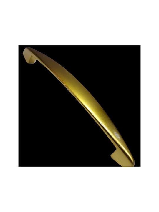Italian Furniture Handle Eureka 11728-160-brz1 Gold Matte Size 16.0cm