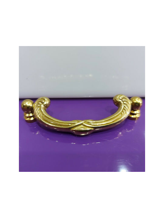 Valli&valli 9009-oro Möbelgriff Gold Glänzend Länge 6,0cm