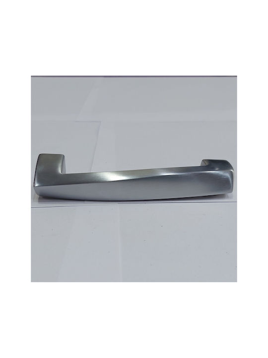 Italienischer Möbelgriff Valli&valli 4793-128-10c1 Chrom Matt Länge 12,8cm