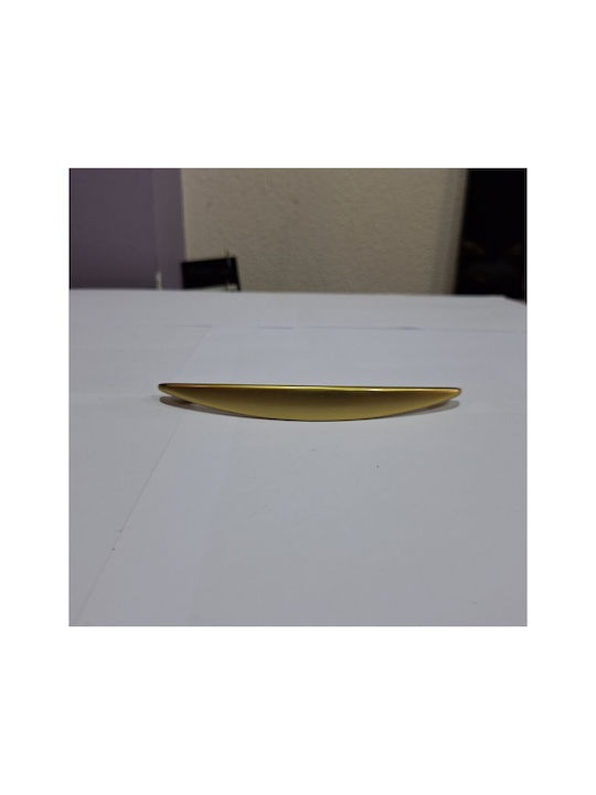 Italian Furniture Handle Eureka 11728-160-brz1 Gold Matte Size 16.0cm