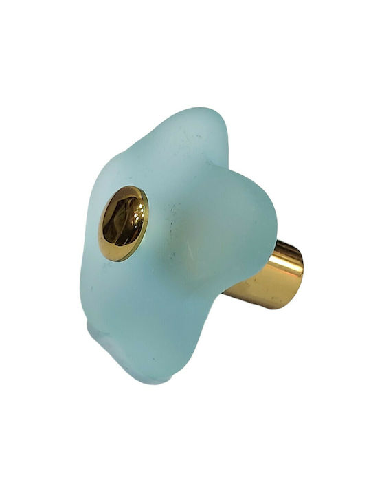 Krisallines Italienisches Möbelgriff Valli&valli 9062-mour Kristall Murano Φ35