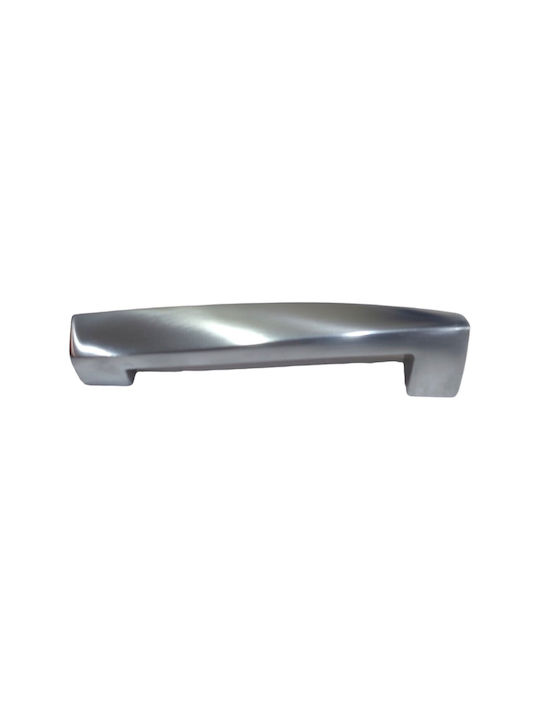 Italienischer Möbelgriff Valli&valli 4793-128-10c1 Chrom Matt Länge 12,8cm